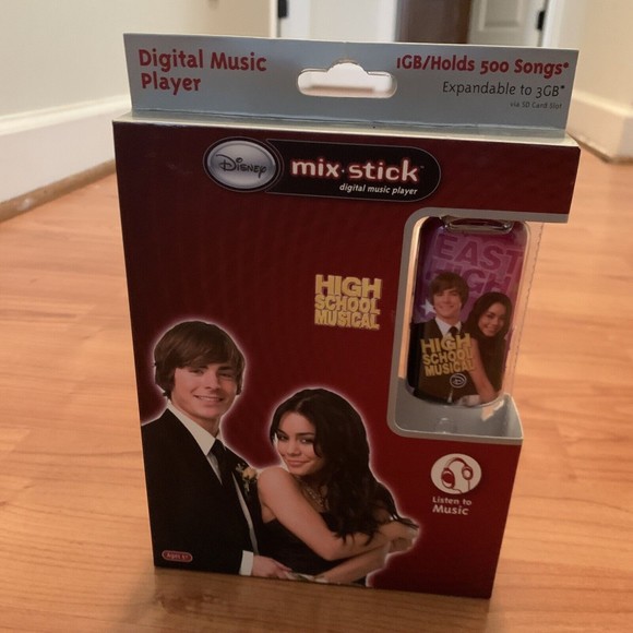Disney 2008 High School Musical Mix Stick Pink Digital Media Music Playe… - Picture 1 of 12